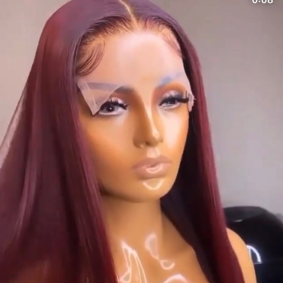 99j Straight virgin human wig closure lace - Picture 3 of 3